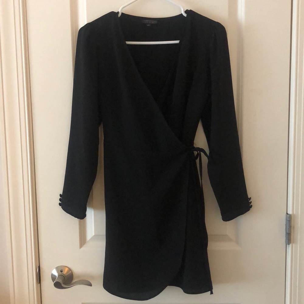 Black Wrap Dress